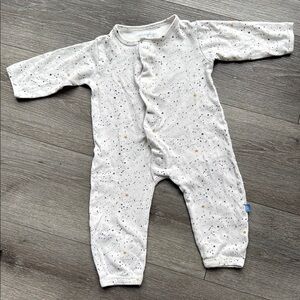 White Starry Kids One Piece
